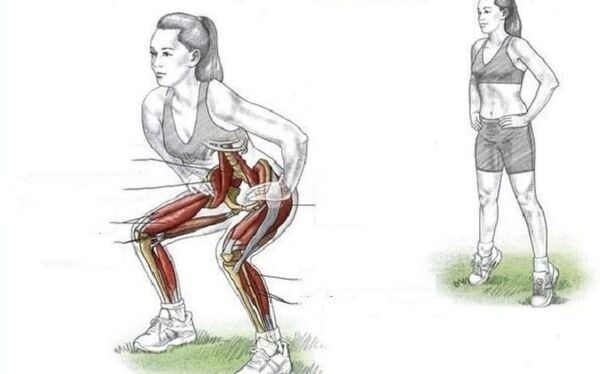 pisua galtzeko squats